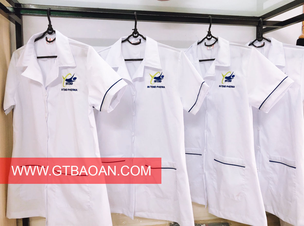 Áo blouse trắng chất lượng cao IN TEND PHERMA